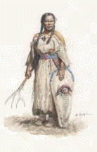 Sacagawea Watercolor - Copyright by Michael Haynes