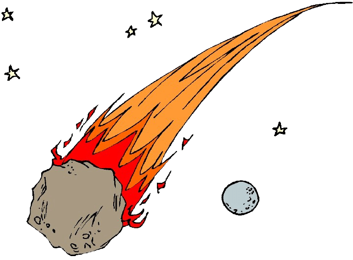 Комета картинка на прозрачном фоне. Комета для детей. Метеорит рисунок. Комета детские рисунки. Метеорит картина для детей.